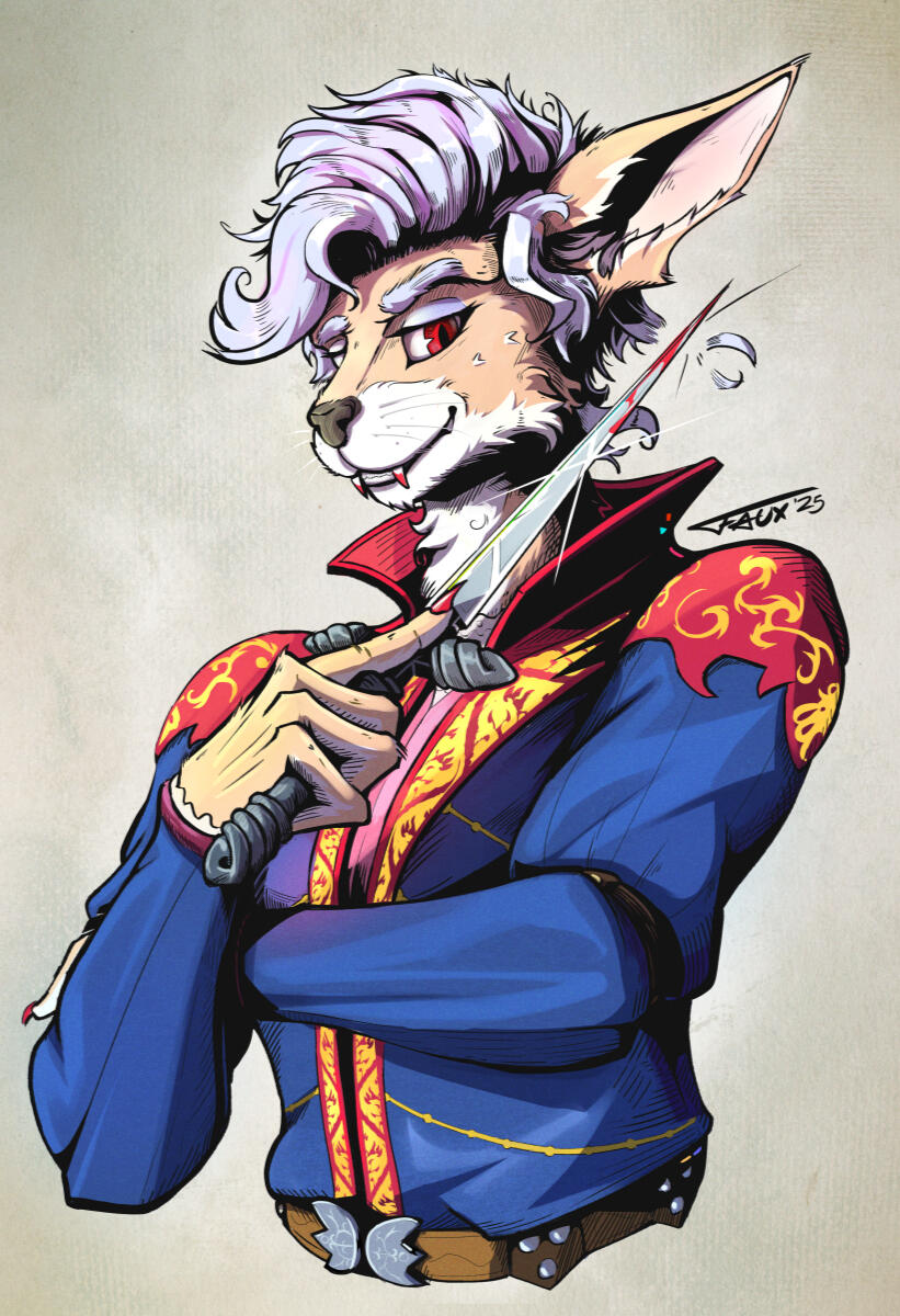 Half-body with flat background Baldur's Gate themed fanart half-body with flat background